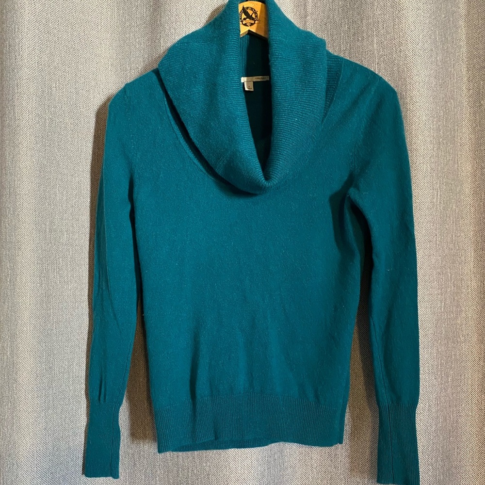 Halogen Cashmere cowl neck sweater S